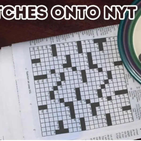 latches onto nyt crossword clue